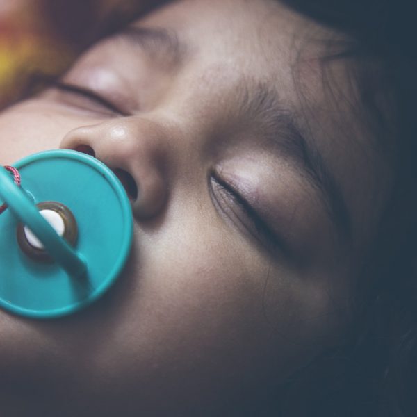 Sleeping with a Pacifier